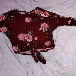 floral print long sleeve